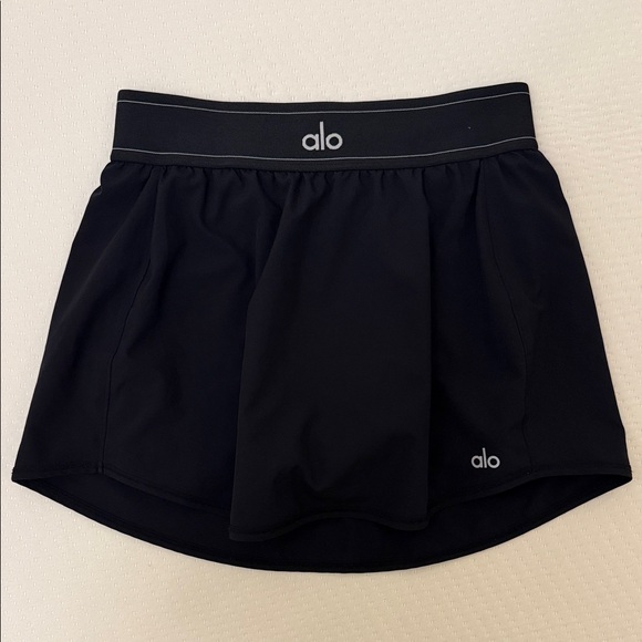 ALO Yoga Women's Match Point Black Skort Size XS or Small - Picture 1 of 8